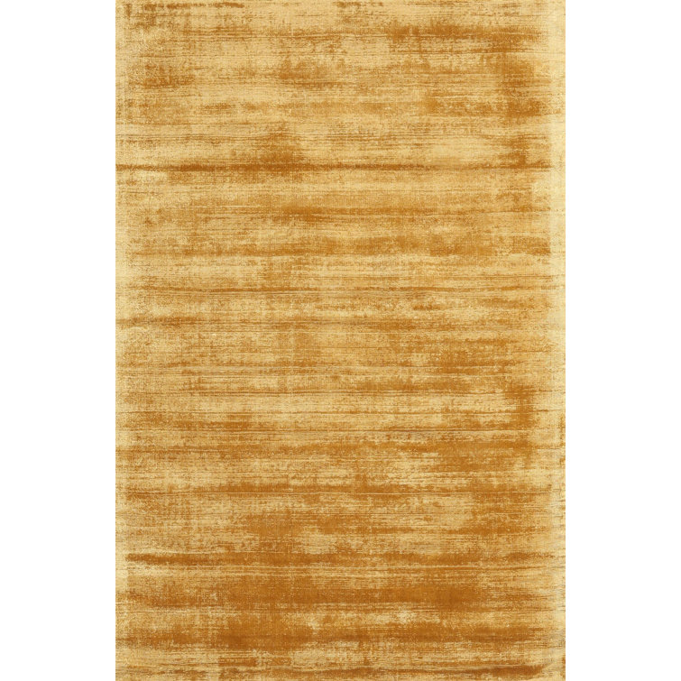 East Urban Home Contemporary Yellow Area Rug & Reviews Wayfair